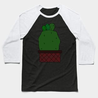 Cute Cactus Design #50: Chunky Toe Cactus Baseball T-Shirt